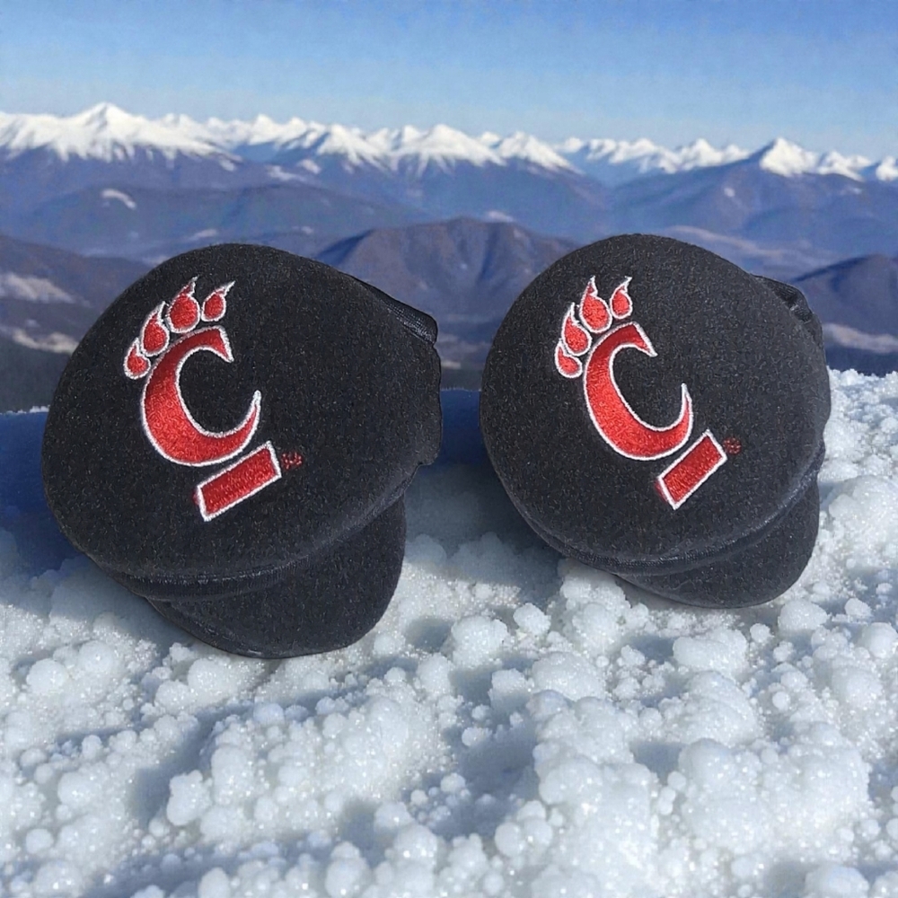 2 PK Cincinnati Bearcats Ear Warmers Ear Muffs Adult  by 180s